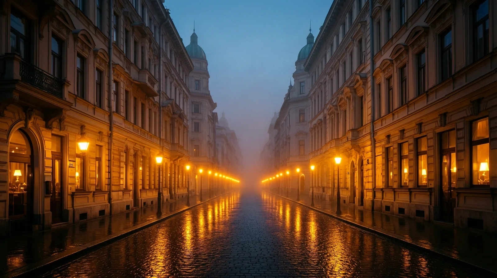 Budapest éjszakai látképe